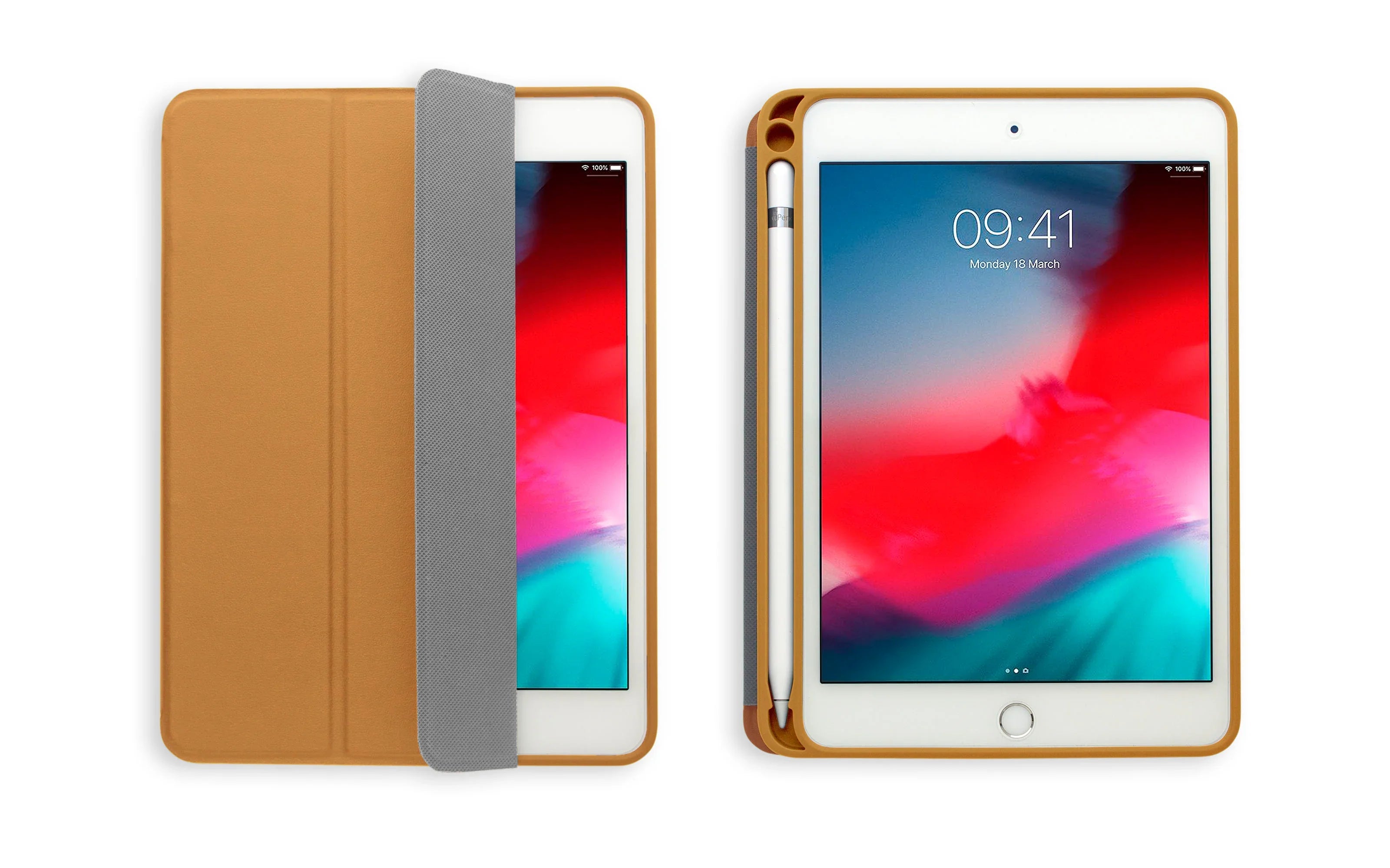 Torrii Torrio Plus Wallet For iPad Mini 5 2019 With Apple Pencil Slot - Brown - Tashqila Torrii Torrio Plus Wallet For iPad Mini 5 2019 With Apple Pencil Slot - Brown - Tashqila